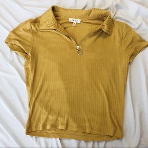 T-shirt with collar and zipper- 5 for $25